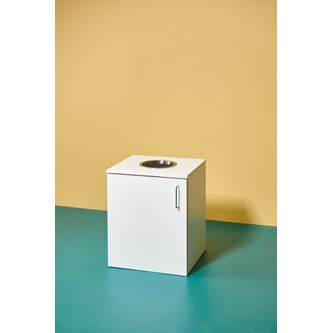 Norden affaldsbeholder topåbning hvid H60