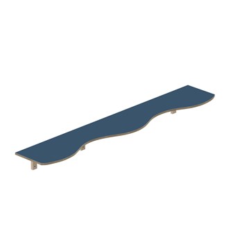 Curve hylde B200xD36xH20cm, krydsfiner 15 mm
