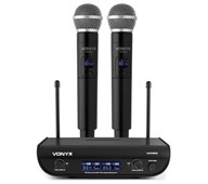 Vonyx trådløs mikrofon UHF 2-kanaler