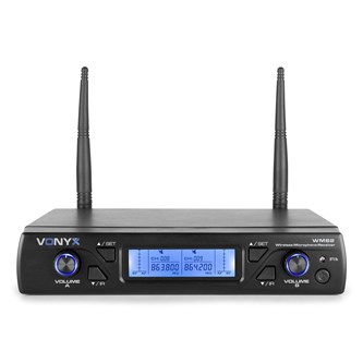 Vonyx trådløs mikrofon UHF 16-kanaler