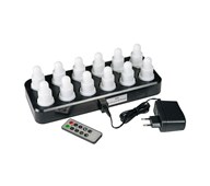 Genopladelige LED-lys 12 stk.