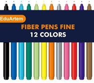 EduArtem Fine tuscher 12 stk.