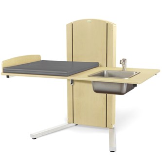 Lyfta puslebord fritstående