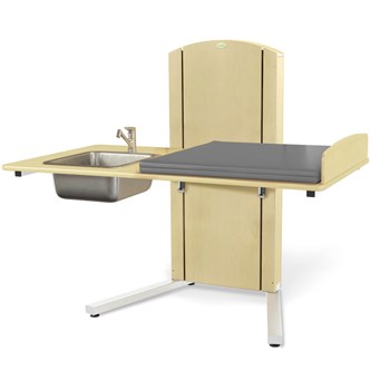 Lyfta puslebord fritstående