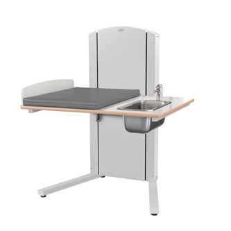 Lyfta puslebord fritstående