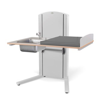 Lyfta puslebord fritstående