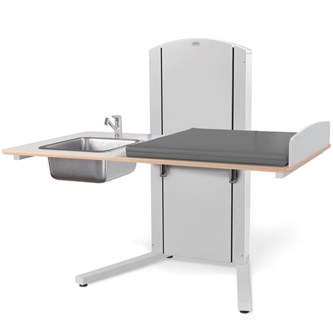 Lyfta puslebord fritstående