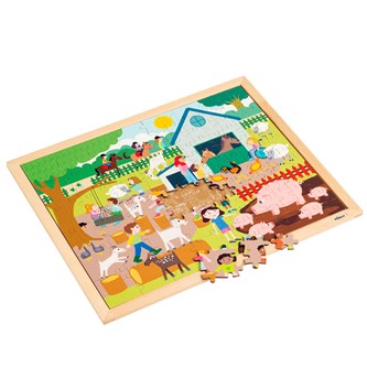 EDUCO rammepuslespil - I zoologisk have