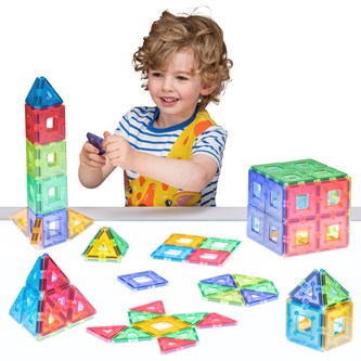 Polydron Kindermag transparent 96 dele