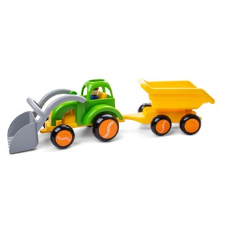 Jumbo traktor med vogn