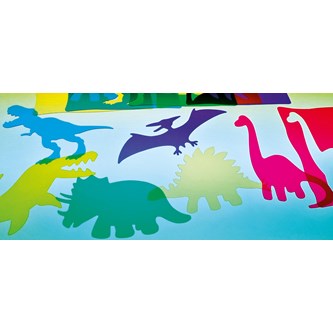Skabeloner til lysbordet - Dinosaurer