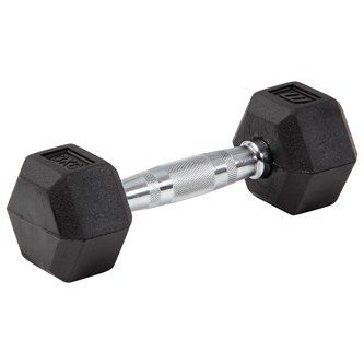 Master fitness sekskantede håndvægte, 3 kg