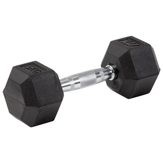 Master fitness sekskantede håndvægte, 5 kg