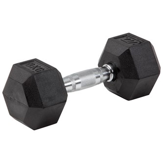 Master fitness sekskantede håndvægte, 8 kg