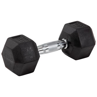 Master fitness sekskantede håndvægte, 9 kg