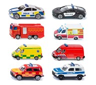 Siku udrykningskøretøj 8 stk.