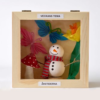 Kigkasse i træ 20x30 cm