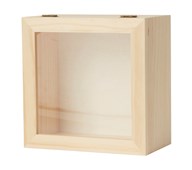 Kigkasse i træ 20x20 cm