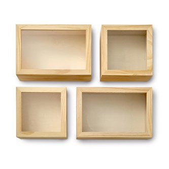 Kigkasse i træ 20x30 cm