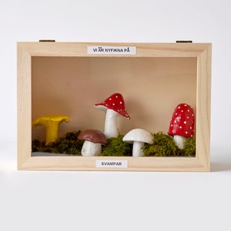 Kigkasse i træ 20x20 cm