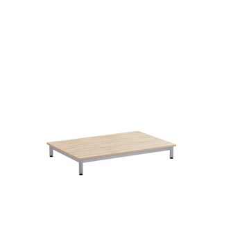 12:38 legebord HPL 120x80 cm sølv stel
