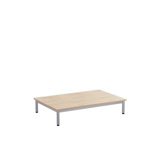 12:38 legebord HPL 120x80 cm sølv stel