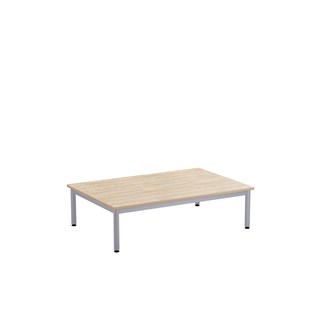 12:38 legebord HPL 120x80 cm sølv stel