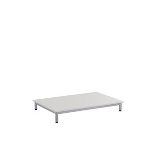 12:38 legebord HPL 120x80 cm sølv stel