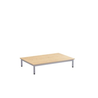 12:38 legebord HPL 120x80 cm sølv stel
