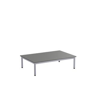 12:38 legebord HPL 120x80 cm sølv stel