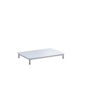 12:38 legebord HPL 120x80 cm sølv stel