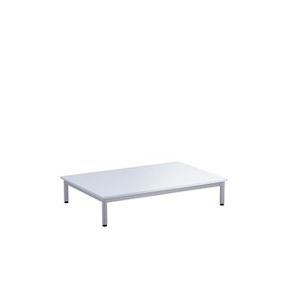 12:38 legebord HPL 120x80 cm sølv stel