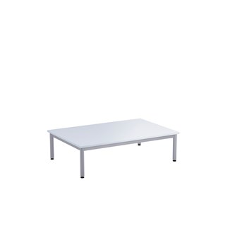 12:38 legebord HPL 120x80 cm sølv stel