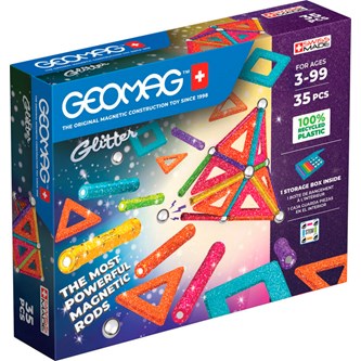 Geomag glitter 35 dele