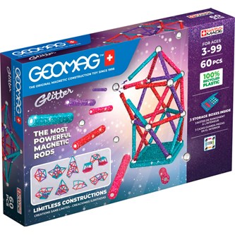 Geomag glitter 60 dele