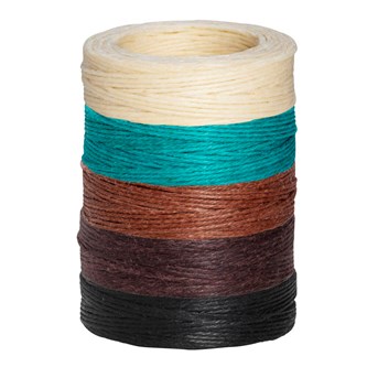 Vokset hørtråd 5-pak