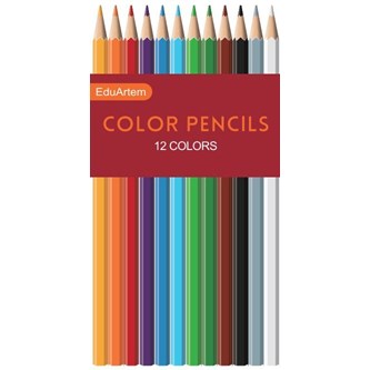 EduArtem farveblyanter 12 stk.