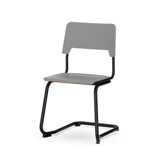 Como stol C-stel sh 45 cm stort sæde sort stel