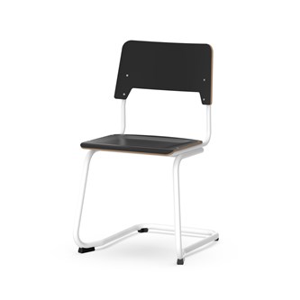 Como stol C-stel sh 45 cm stort sæde hvidt stel