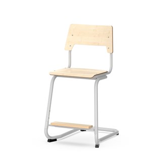 Como stol C-stel sh 50 cm medium sæde sølv stel