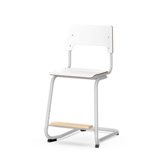 Como stol C-stel sh 50 cm medium sæde sølv stel