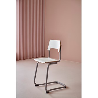 Como stol C-stel sh 50 cm medium sæde sølv stel