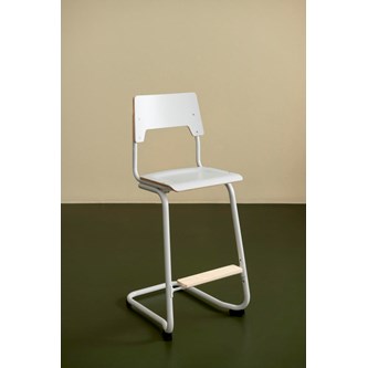 Como stol C-stel sh 50 cm medium sæde sølv stel
