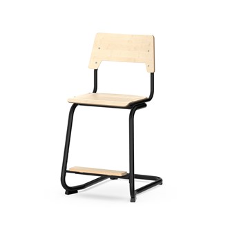 Como stol C-stel sh 50 cm medium sæde sort stel