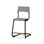 Como stol C-stel sh 50 cm medium sæde sort stel