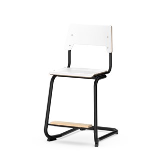 Como stol C-stel sh 50 cm medium sæde sort stel