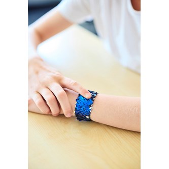 Fokusarmbånd pailletter 6 stk.