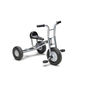 Færdigmonteret Winther Viking trehjulet cykel forkromet