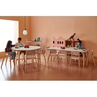 Arcus bord HT birk Ø120 cm