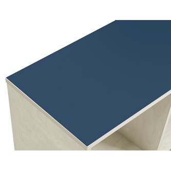 Kubus buet 6 rum hvidpigmenteret H77